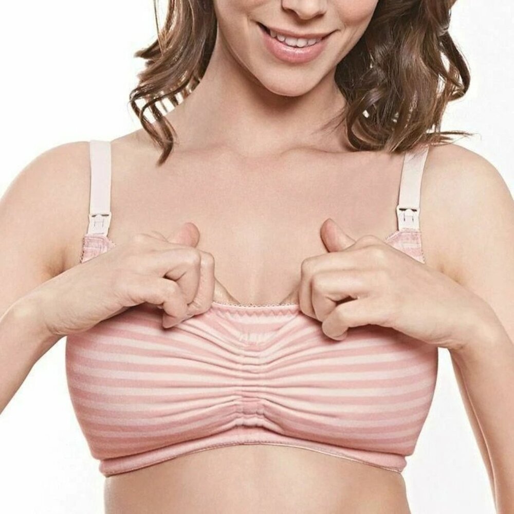 Royce   Blossom 1128 Nursing Bra Adjustable 34C, D, DD Wire-Free Cotton Lining